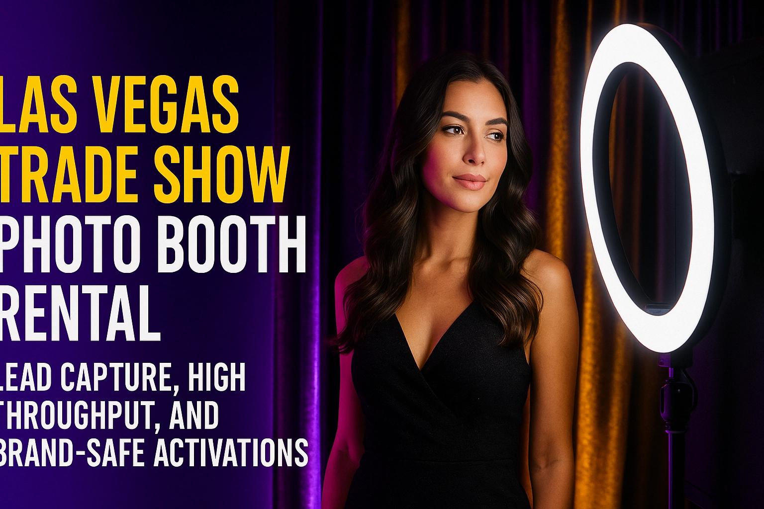 Las Vegas trade show photo booth rental